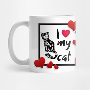 I Love My Cat Mug